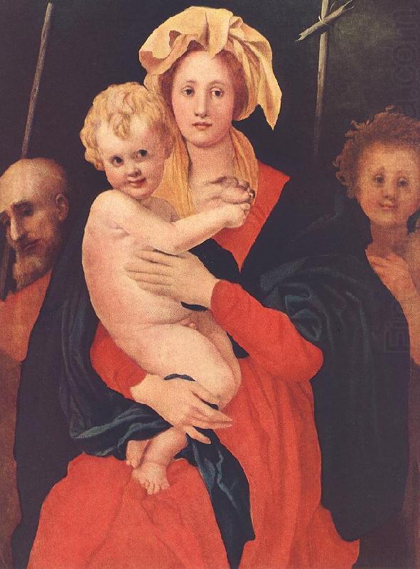 Madonna and Child with St. Joseph and Saint John the Baptist, Pontormo, Jacopo